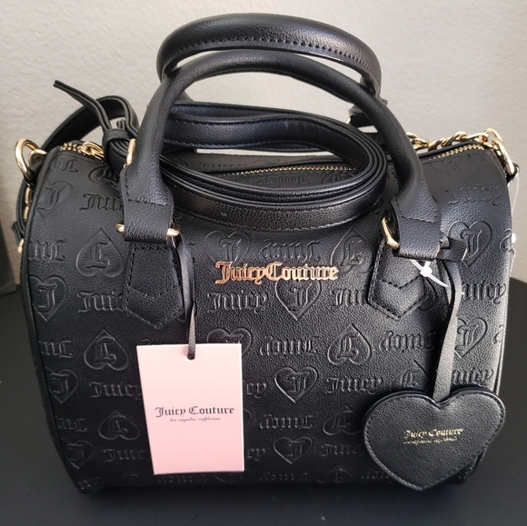 Juicy Couture Bestsellers Black Liquorice Satchel NWT - Picture 3 of 16